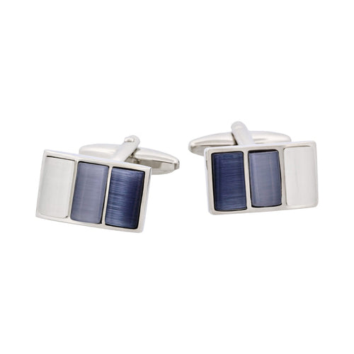 Cat's eye Cufflinks multi grey