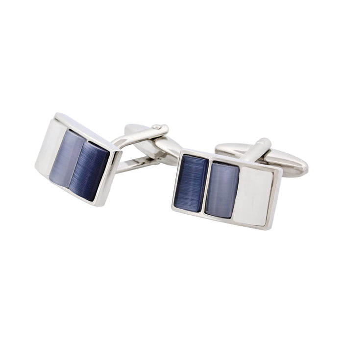 Cat's eye Cufflinks multi grey