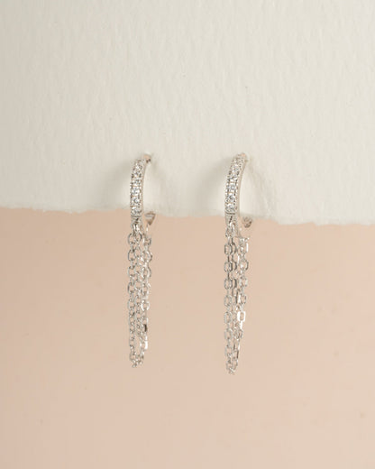 Chain Link Huggies