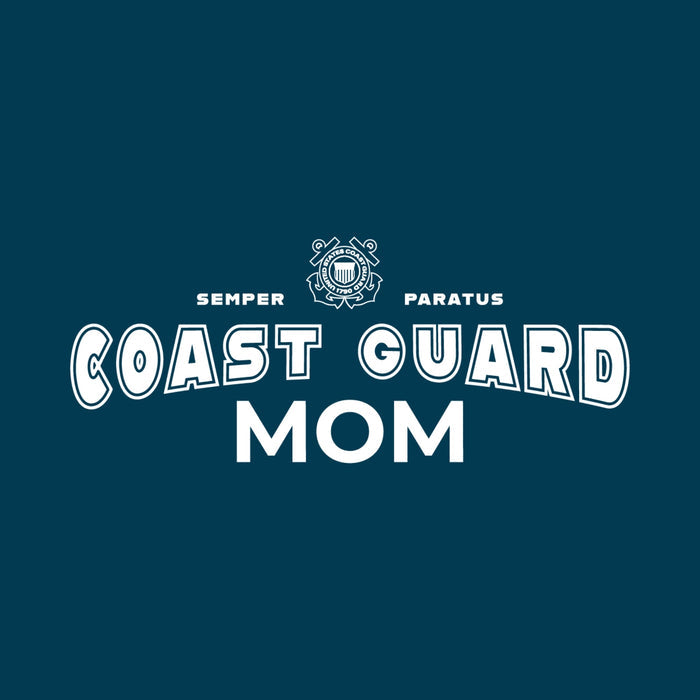 Coast Guard Champion Mom Ladies Crewneck (Blue)