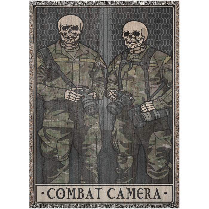 Combat Camera Woven Blanket