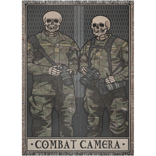 Combat Camera Woven Blanket
