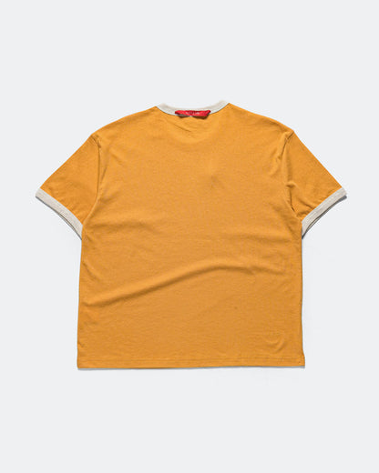 Cow Ringer Tee - Yellow
