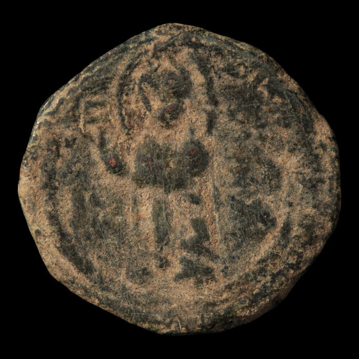 Crusader States, Principality of Antioch, Roger of Salerno, Bronze Follis - 1112 to 1119 CE - The Crusades