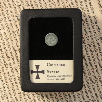 Crusaders, Byzantine Inspired Lead Coin - c. 1100 to 1300 CE - The Crusades