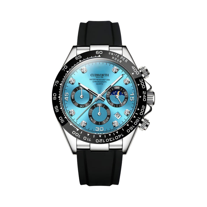 Cudworth Apex Chronograph Turquoise & Silicone