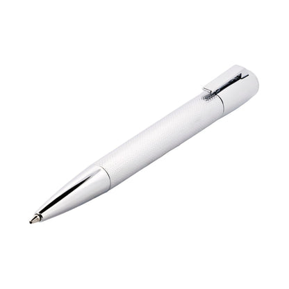 Cudworth White Textured Ballpoint Pen