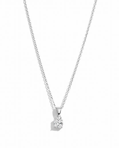 Cushion Diamond Necklace