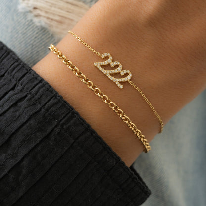 Studded 222 Bracelet