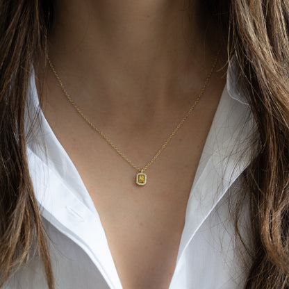 Baguette Necklace