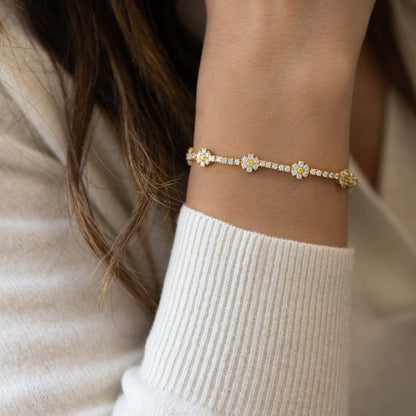 Daisy Tennis Bracelet