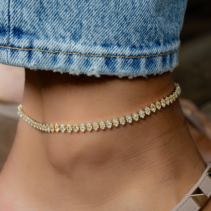 Marquise Tennis Anklet