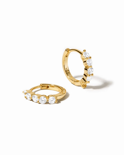 10mm Stacy Hoop Earrings