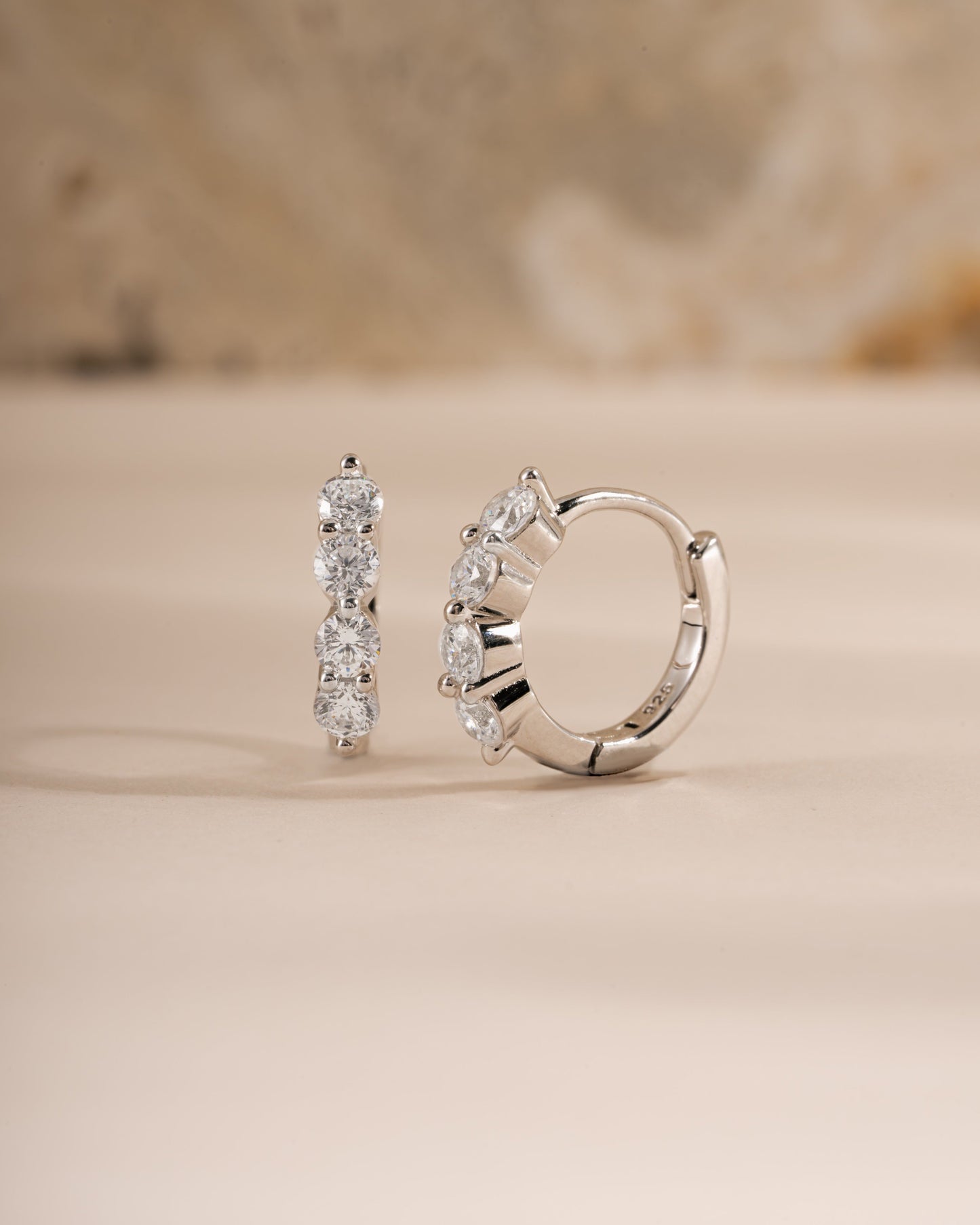 9mm Stacy Hoop Earrings