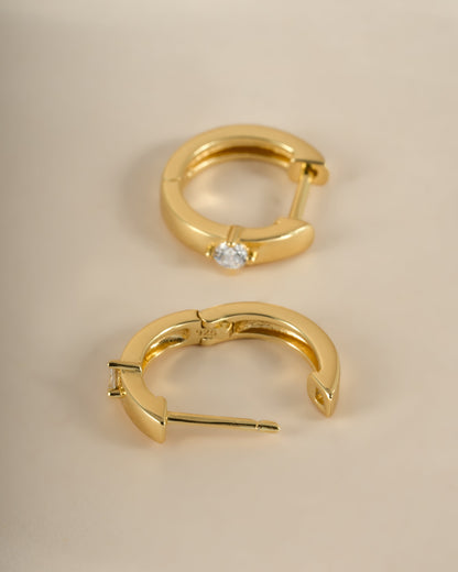 Bella Huggie Hoop Earrings