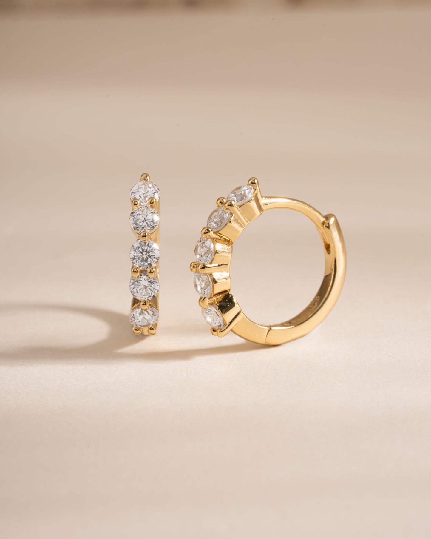 10mm Stacy Hoop Earrings