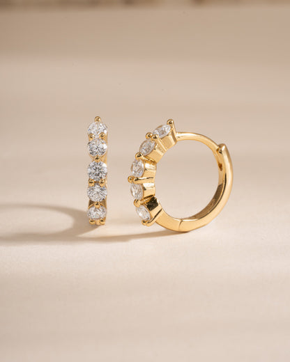 10mm Stacy Hoop Earrings