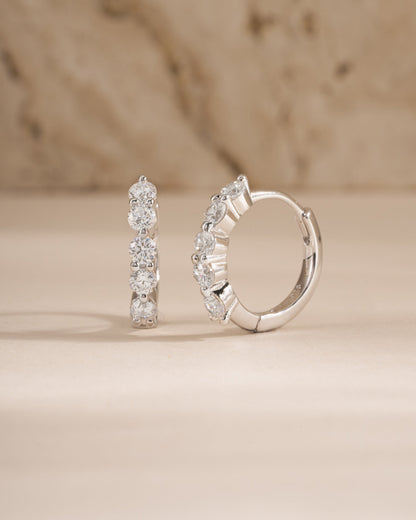 10mm Stacy Hoop Earrings