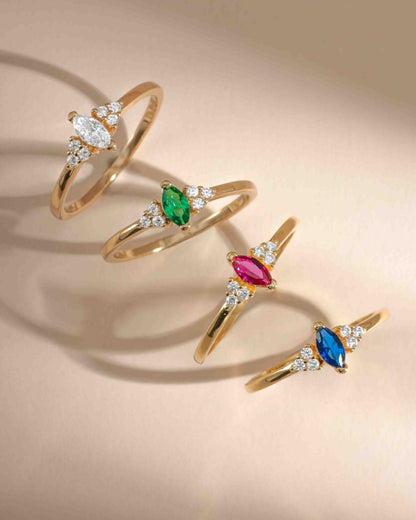 Ruby Marquise Ring