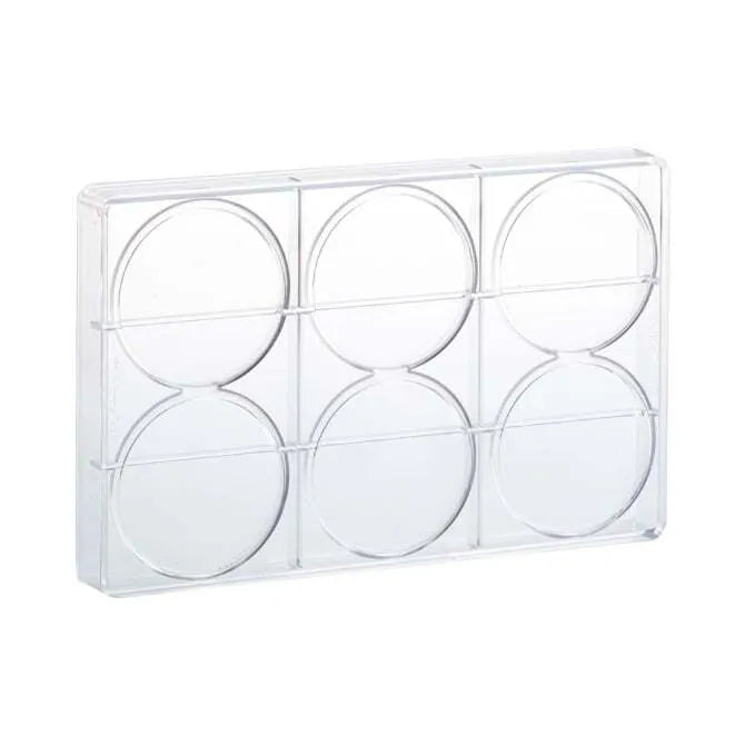 Discs 75mm Chocolarte Mold- 6 Forms