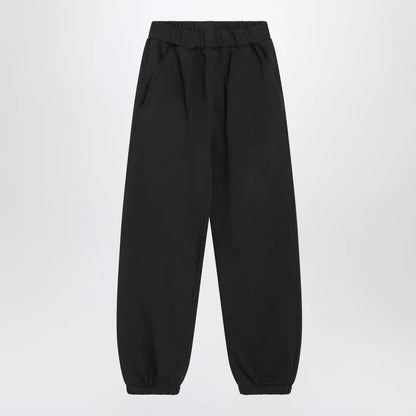 Douuod - Jogging trousers in black cotton