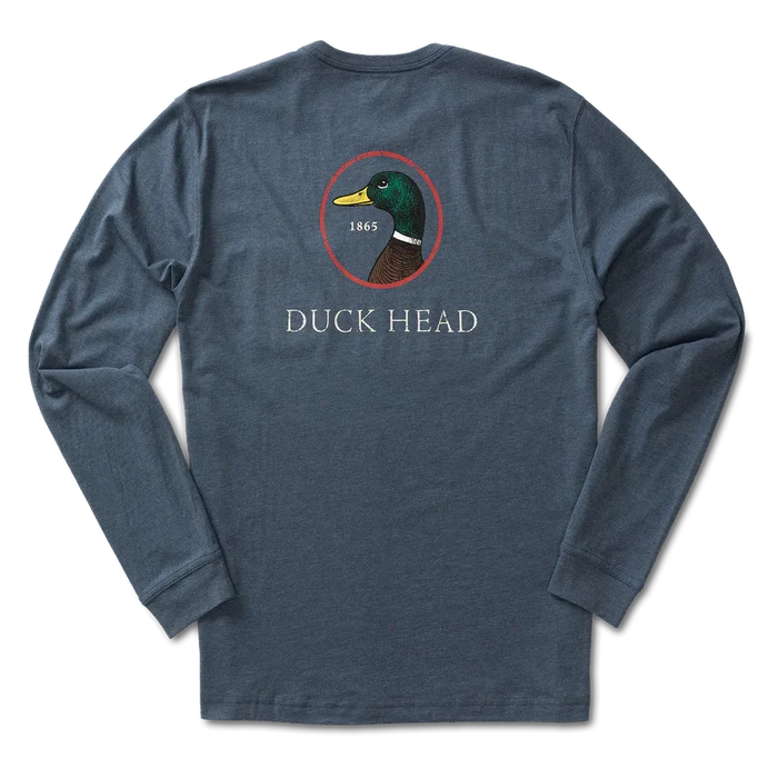 Duck Head Men's Duck Head Logo Long Sleeve T-Shirt