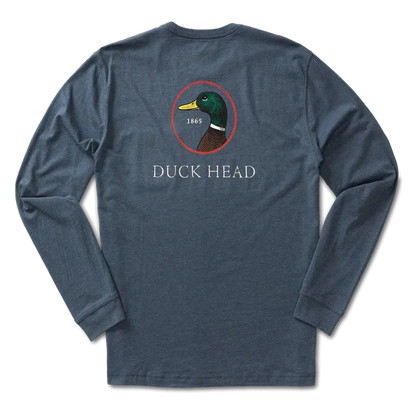 Duck Head Men's Duck Head Logo Long Sleeve T-Shirt