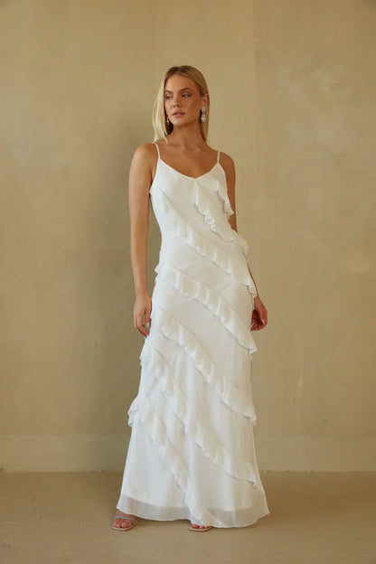 Elizabeth Tiered Ruffle Maxi Dress