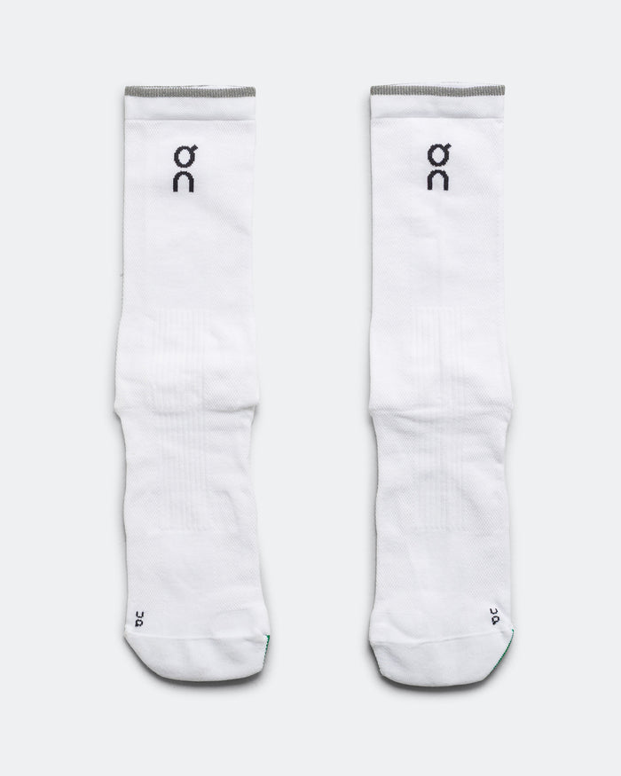 Elite Run Sock High - White/Ivory