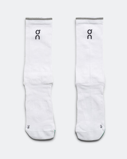 Elite Run Sock High - White/Ivory