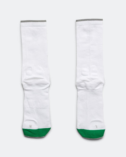 Elite Run Sock High - White/Ivory