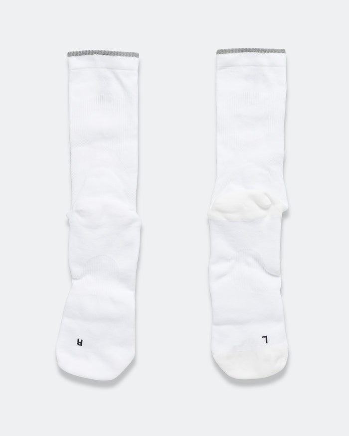 Elite Run Sock High Hyper - White