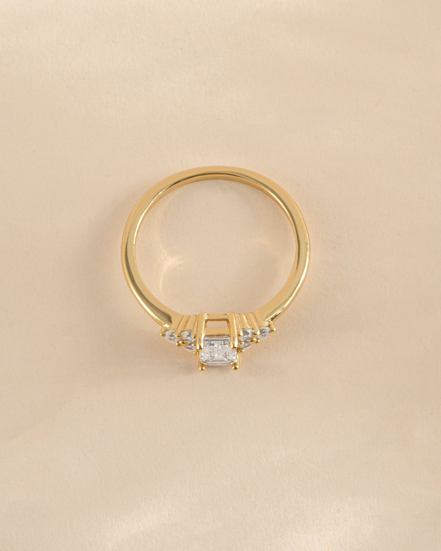 Emerald Cut Stacking Ring