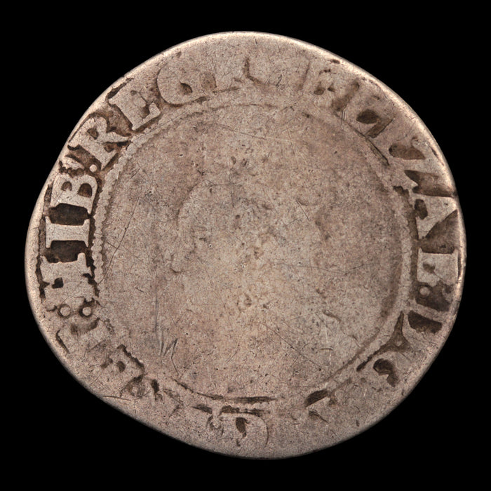 England, Queen Elizabeth I (Tudor), Silver Shilling - 1560 to 1600 CE - Medieval England