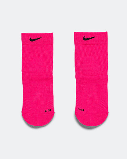 Fast Lightweight Micro Crew Sock - Hyper Pink/Black