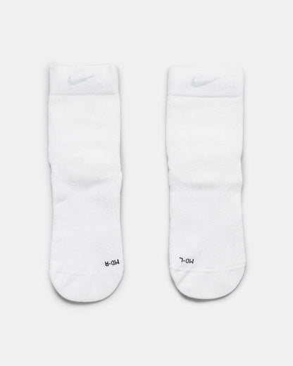Fast Lightweight Micro Crew Sock - White