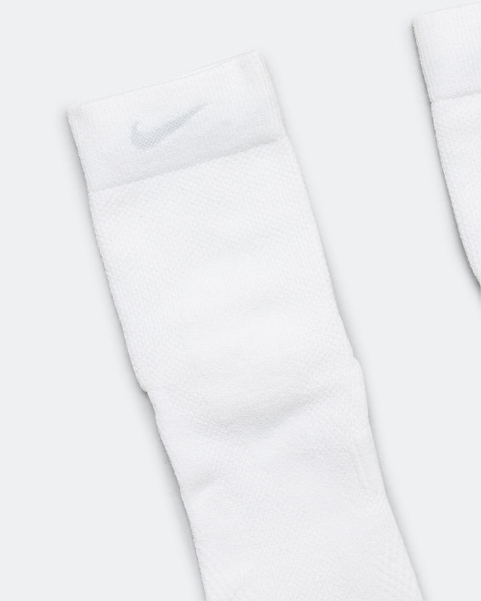 Fast Lightweight Micro Crew Sock - White