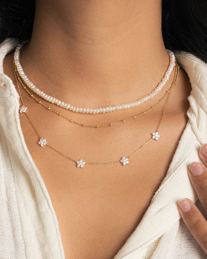 Freshwater Beaded Pearl Necklace