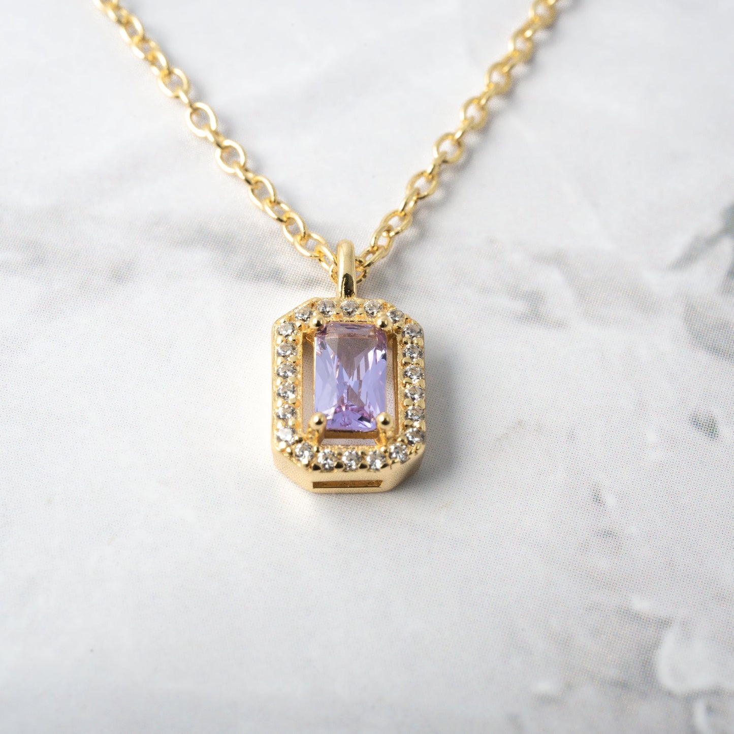 Baguette Necklace
