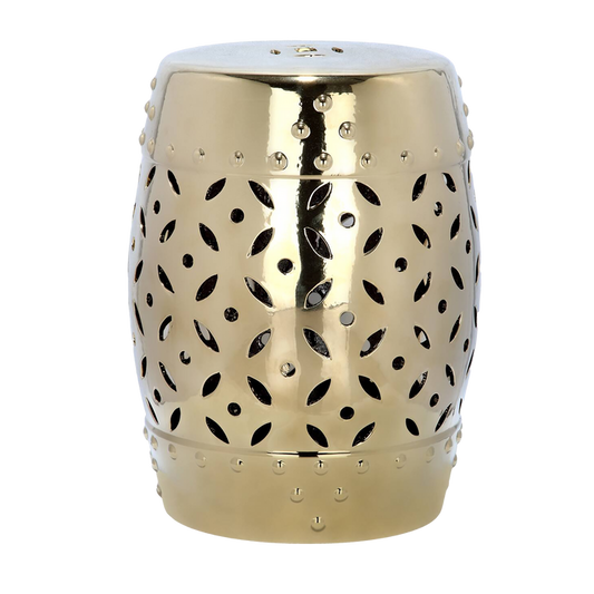 Gold Garden Stool