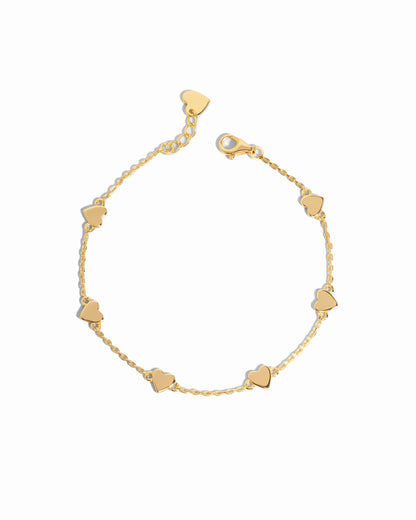 Heart Charm Bracelet
