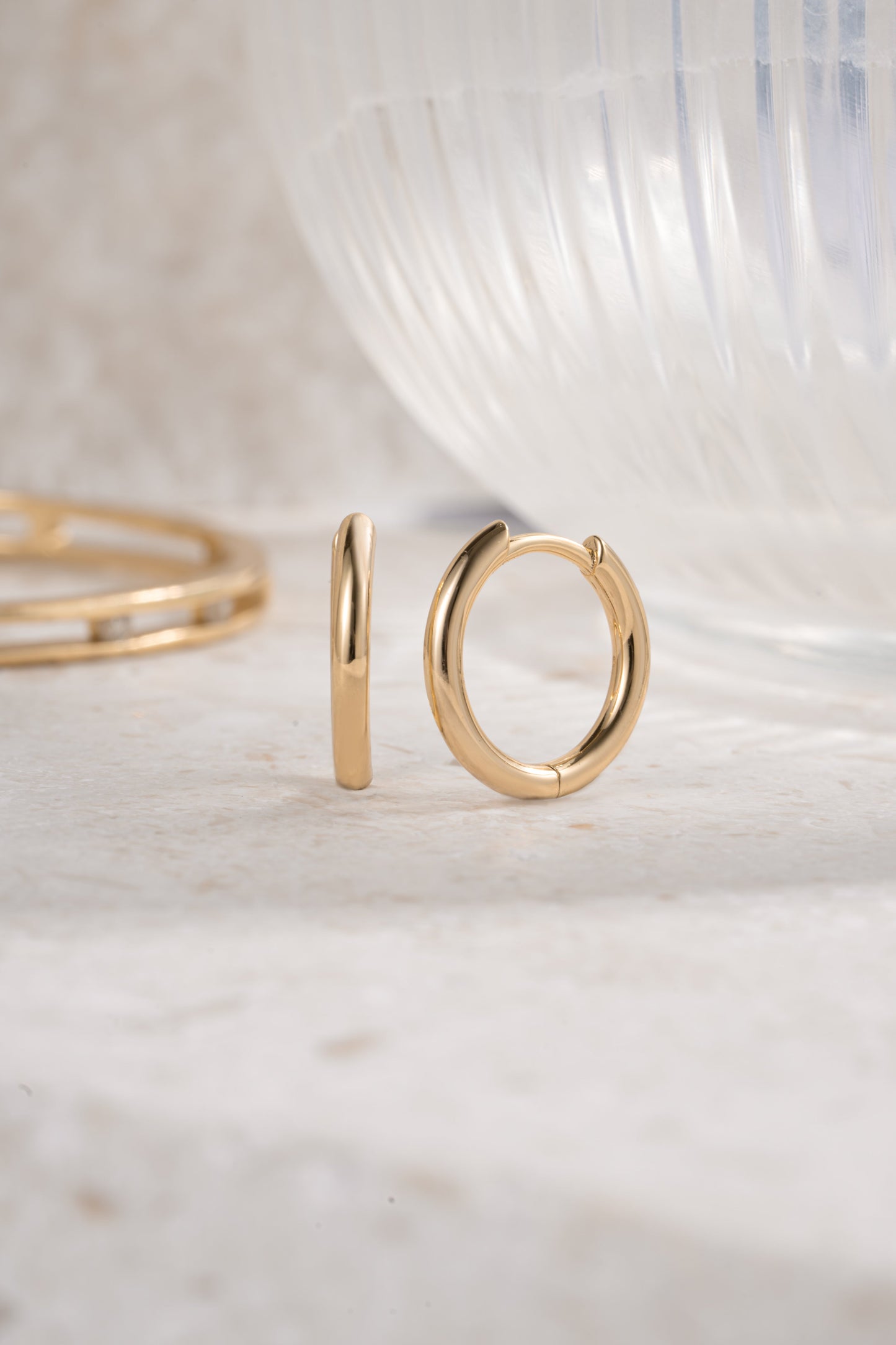 11mm Minimalist Small Hoop Earrings