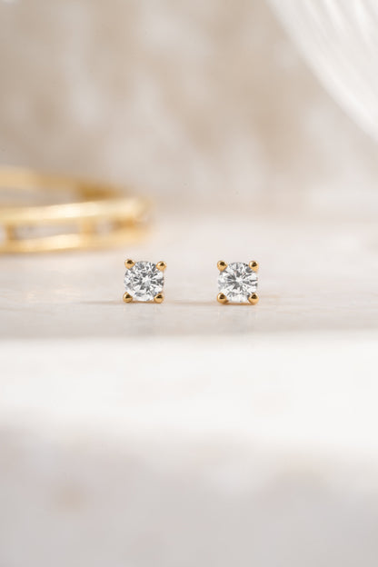 3mm Solitaire Studs