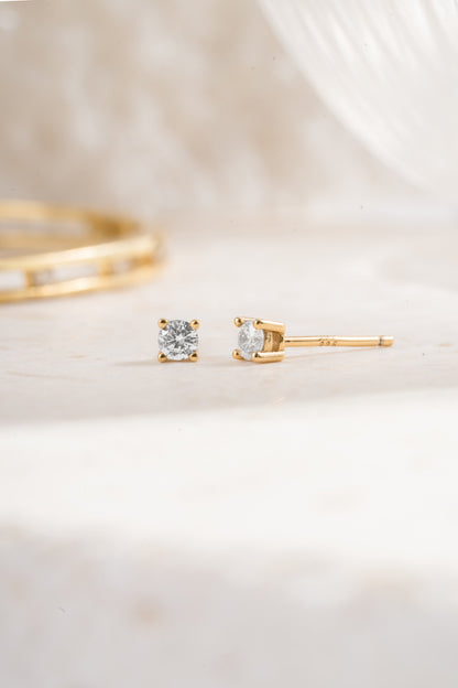 3mm Solitaire Studs