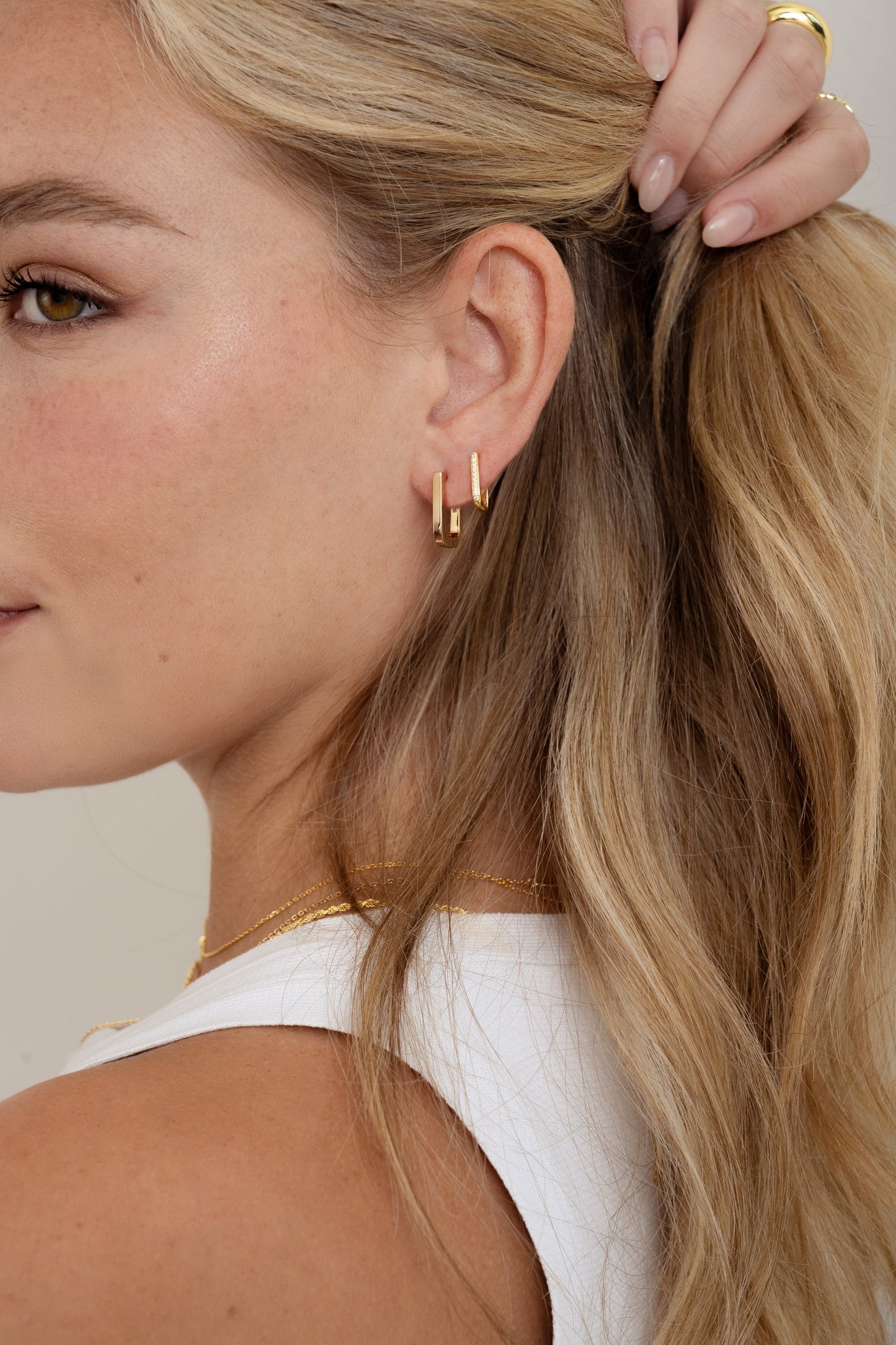 Square Hoop Earrings