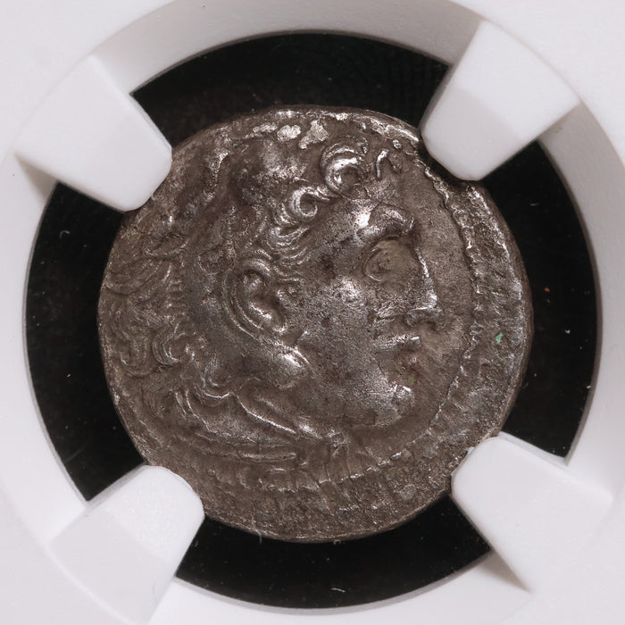 Greek World, Macedon, Alexander the Great, AR Drachm (Posthumous Issue) - c. 323 to 300 BCE - NGC Certified
