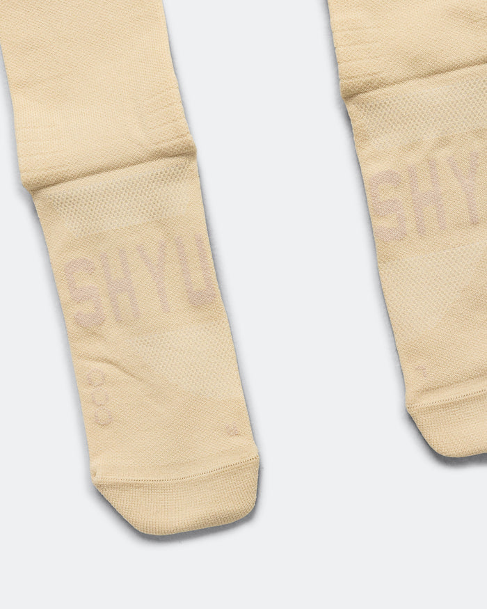 Half Crew Racing Socks - Latte/Latte