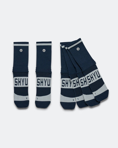 Half Crew Training Socks v2.0 3 Pack - Navy
