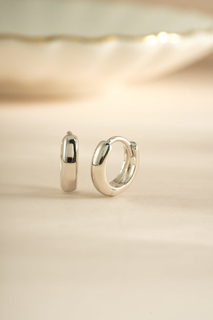 Minimalist Huggie Hoops