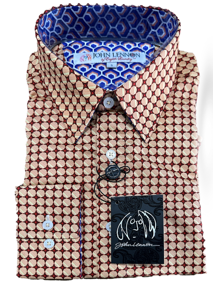 John Lennon Hull ELW2010 Shirt – Geometric Print 100% Cotton | Harrys …

Shop the John Lennon Hull ELW2010. Bold geometric oval print, 100% cotton, blue hexagon contrast collar. Sizes S–4XL. $159.
$159.00 AUD